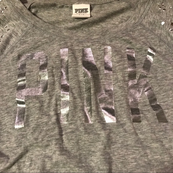 SOLD‼️ EUC‼️ VS Pink Embellished Longsleeve - Picture 5 of 5
